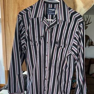 Wrangler Men's vintage pearl snap